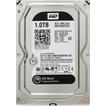 Жесткий диск WESTERN DIGITAL BLACK SATA-III 1Tb WD1003FZEX 64Mb 3.5"