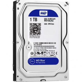 Жесткий диск WESTERN DIGITAL BLUE WD10EZRZ, 1ТБ, HDD, SATA III, 3.5"