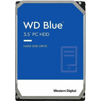 Жесткий диск WESTERN DIGITAL BLUE WD20EARZ, 2ТБ, HDD, SATA III, 3.5"