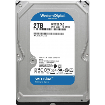 Жесткий диск WESTERN DIGITAL BLUE WD20EZAZ, 2ТБ, HDD, SATA III, 3.5"