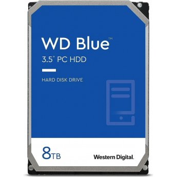 Жесткий диск WESTERN DIGITAL BLUE WD80EAAZ, 8ТБ, HDD, SATA III, 3.5"