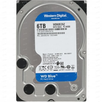 Жесткий диск WESTERN DIGITAL DESKTOP BLUE WD60EZAZ SATA-III 6Tb 256Mb 3.5"