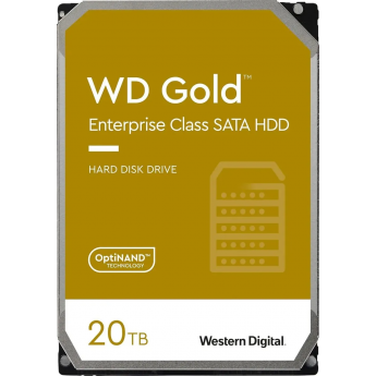 Жесткий диск WESTERN DIGITAL GOLD WD201KRYZ, 20ТБ, HDD, SATA III, 3.5"