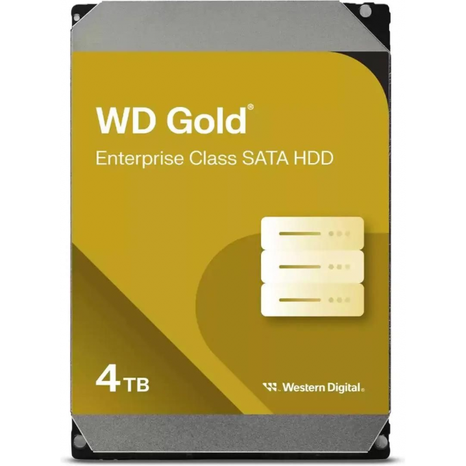 Жесткий диск WESTERN DIGITAL Gold , 4ТБ, HDD, SATA III, 3.5" WD4004FRYZ