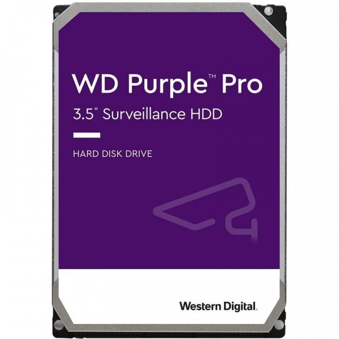 Жесткий диск WESTERN DIGITAL PURPLE PRO , 14ТБ, HDD, SATA III, 3.5" WD142PURP