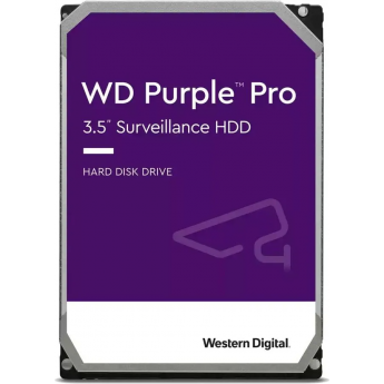 Жесткий диск WESTERN DIGITAL PURPLE PRO WD8001PURP, 8ТБ, HDD, SATA III, 3.5"