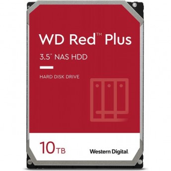 Жесткий диск WESTERN DIGITAL RED PLUS WD101EFBX, 10TB, HDD, SATA III, 3.5"