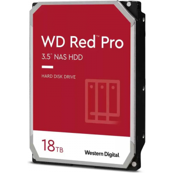 Жесткий диск WESTERN DIGITAL RED PRO WD181KFGX, 18ТБ, HDD, SATA III, 3.5"