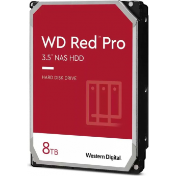 Жесткий диск WESTERN DIGITAL RED PRO WD8003FFBX, 8ТБ, HDD, SATA III, 3.5"