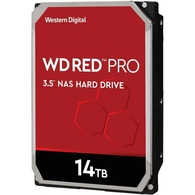 Жесткий диск WESTERN DIGITAL Red Pro WD141KFGX, 14ТБ, HDD, SATA III, 3.5" WD142KFGX