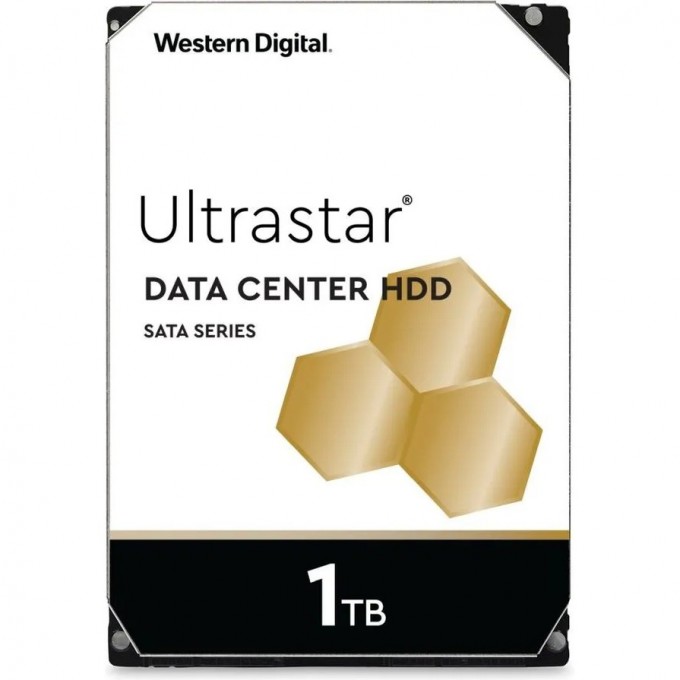 Жесткий диск WESTERN DIGITAL ULTRASTAR DC HA210 HUS722T1TALA604, 1ТБ, HDD, SATA III, 3.5" 1W10001