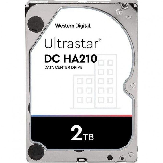 Жесткий диск WESTERN DIGITAL ULTRASTAR DC HA210 HUS722T2TALA604, 2ТБ, HDD, SATA III, 3.5" 1W10002