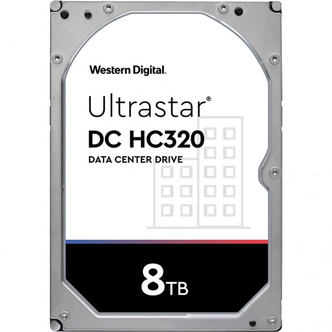 Жесткий диск WESTERN DIGITAL ULTRASTAR DC HC320 HUS728T8TAL5204, 8ТБ, HDD, SAS 3.0, 3.5" 0B36400