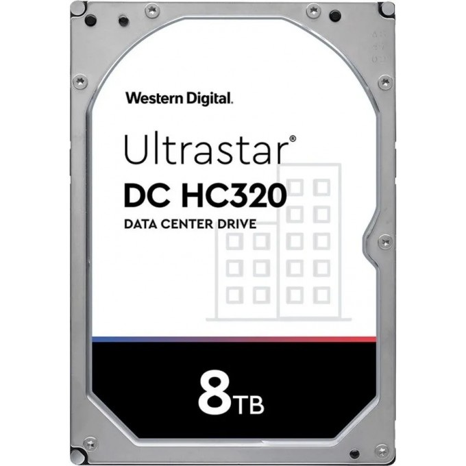 Жесткий диск WESTERN DIGITAL ULTRASTAR DC HC320 HUS728T8TAL5204, 8ТБ, HDD, SAS 3.0, 3.5" 0B36453