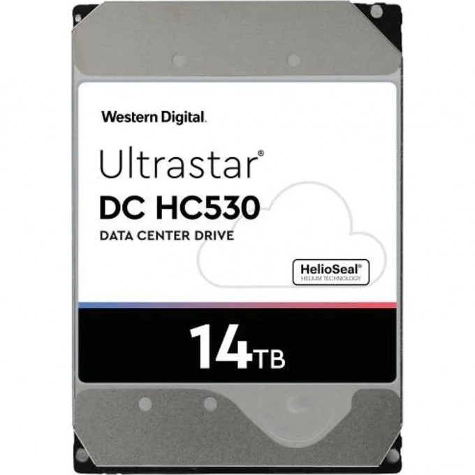 Жесткий диск WESTERN DIGITAL ULTRASTAR DC HC530 WUH721414ALE6L4, 14ТБ, HDD, SATA III, 3.5" 0F31284