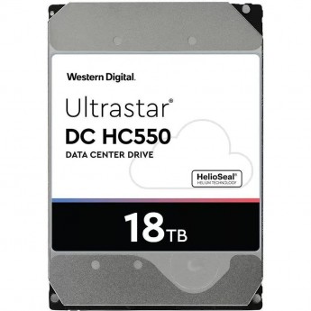 Жесткий диск WESTERN DIGITAL ULTRASTAR DC HC550 WUH721818ALE6L4, 18ТБ, HDD, SATA III, 3.5"