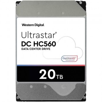 Жесткий диск WESTERN DIGITAL ULTRASTAR DC HC550 WUH721818ALE6L4, 20ТБ, HDD, SATA III, 3.5"