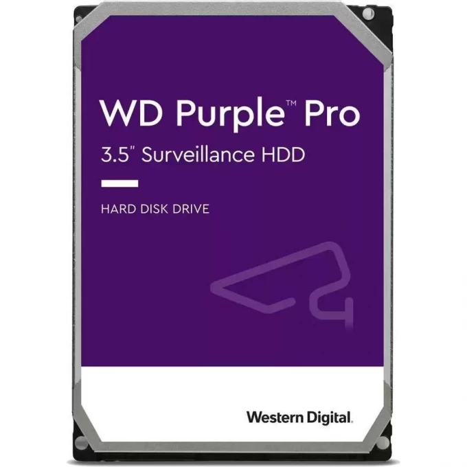 Жесткий диск WESTERN DIGITAL VIDEO PURPLE PRO SATA-III 12Tb 256Mb 3.5" WD121PURP Жесткий диск WESTERN DIGITAL VIDEO PURPLE PRO SATA-III 12Tb 256Mb 3.5" WD121PURP