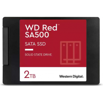 SSD накопитель WESTERN DIGITAL Red SA500 WDS200T1R0A 2ТБ, 2.5", SATA III, SATA