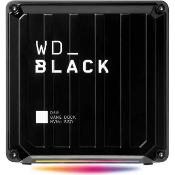 Внешний диск SSD WESTERN DIGITAL D50 Game Dock WDBA3U0010BBK-EESN, 1ТБ, черный