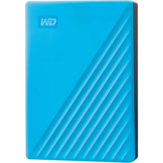 Внешний диск WESTERN DIGITAL MY PASSPORT , 5ТБ, синий WDBPKJ0050BBL-WESN