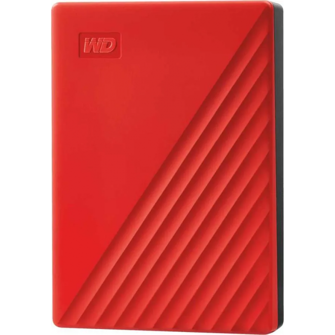 Внешний жесткий диск WESTERN DIGITAL MY PASSPORT , 4ТБ, красный WDBPKJ0040BRD-WESN